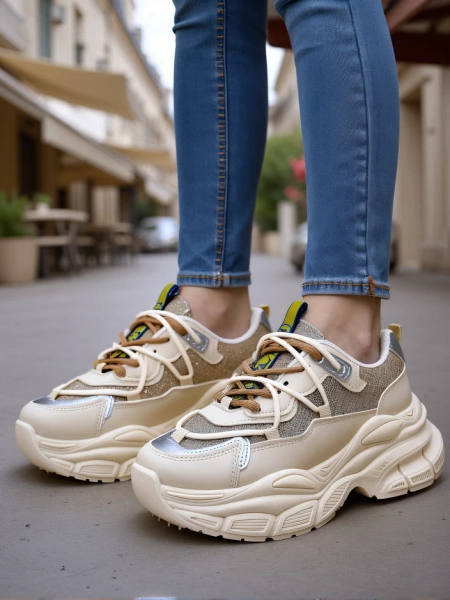 Royalfashion Damen Sneakers auf dicker Sohle Teresii