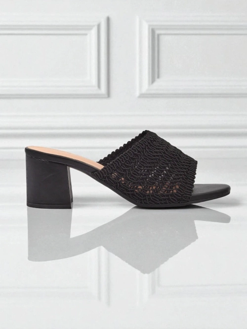 Royalfashion Жіночі шльопанці на підборах Sole Bloom