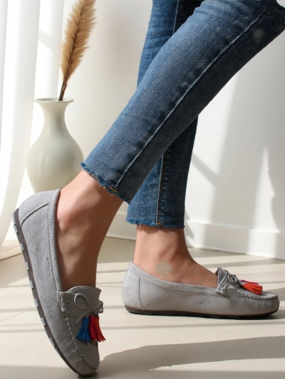 Royalfashion Damen Eco-Suede Mokassins Zimmid