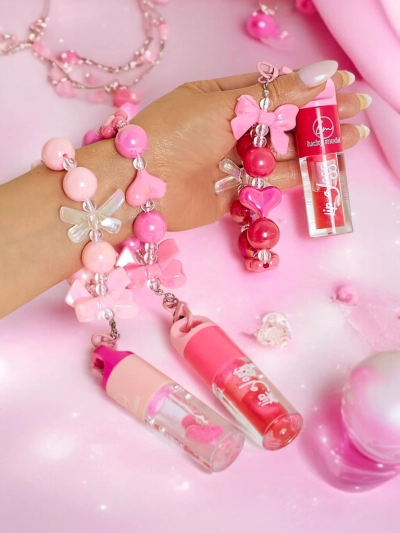 Lippenbalsam für Kinder mit Armband Himbeere