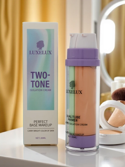 2-in-1-Creme mit grüner Make-up-Basis und Foundation - neutralisiert Rötungen