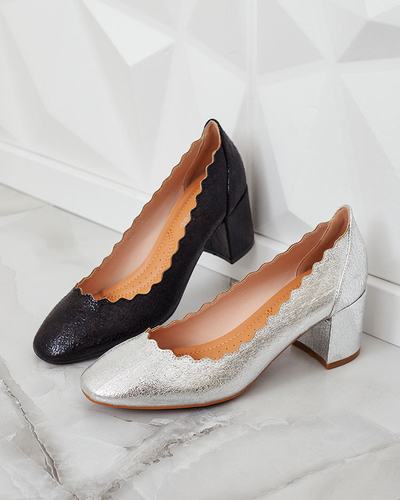 Royalfashion Schwarze Damen Nynony Stiletto-Pumps