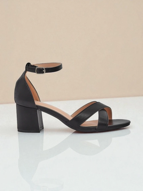 Royalfashion Жіночі босоніжки на блочному підборі Eleganza Strap