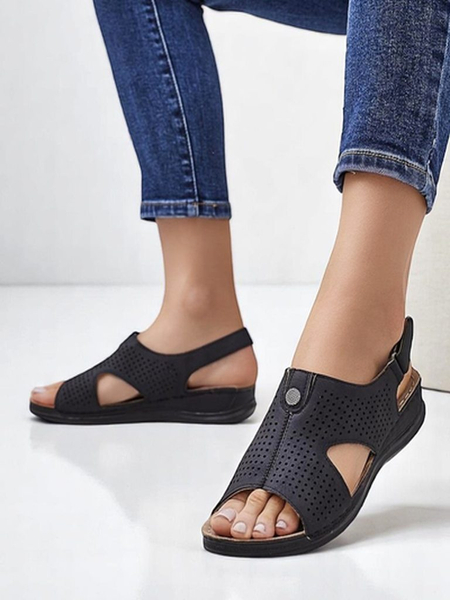 Royalfashion Damen-Sandalen mit Cut-Out Leminni