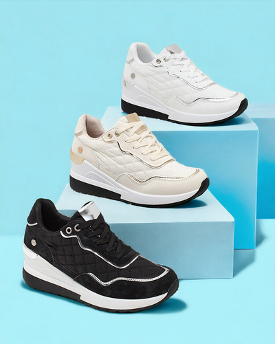 Royalfashion Sportliche Damen-Sneaker mit Lololi-Absatz