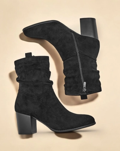 Royalfashion Damenstiefel auf einem Pfosten Omiese