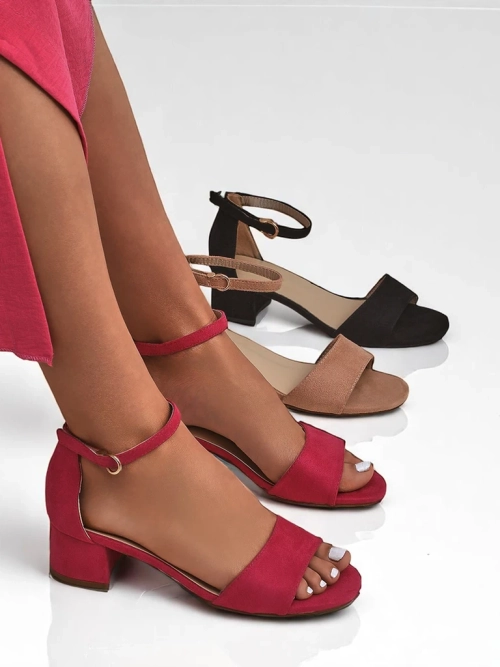 Royalfashion Жіночі сандалі на низькому підборі SoftHeels