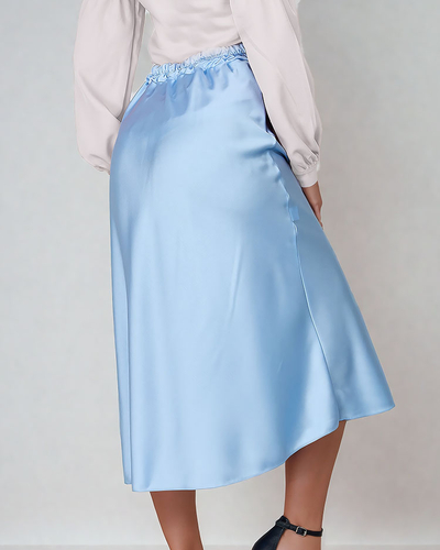 Royalfashion Damen Midirock a'la satin