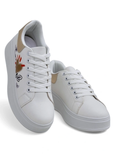 Royalfashion Damen Plattform-Sneaker mit Druck Alcape