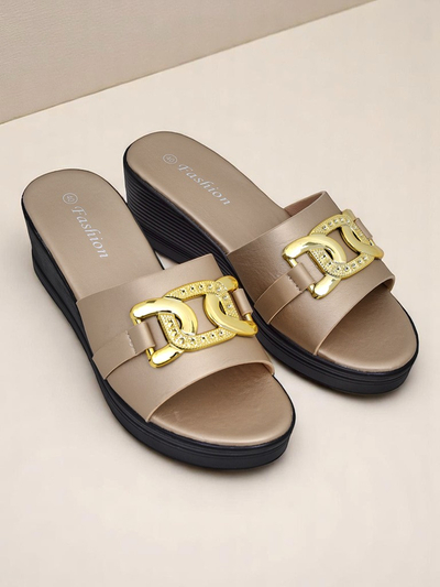 Royalfashion Damen Keilsandalen Nolia