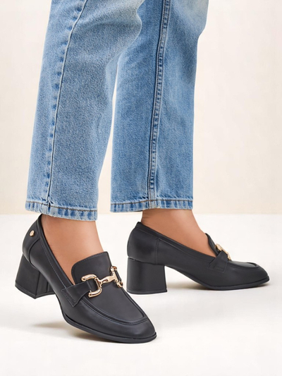 Royalfashion Damen-Loafer mit niedrigem Absatz Kamelia