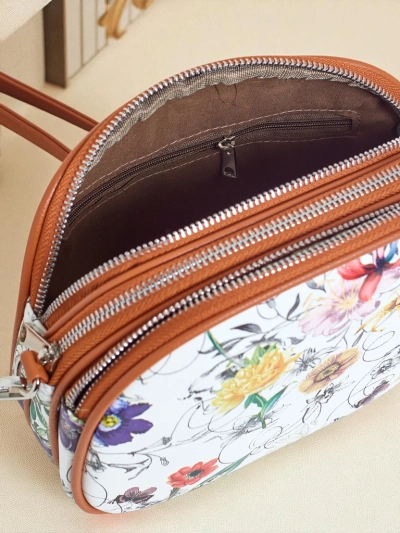 Royalfashion Kleine Damenhandtasche aus Öko-Leder Floriana