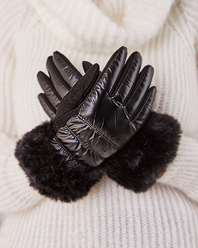 Royalfashion Damenhandschuhe mit Pelz