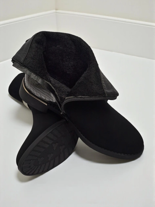 Високі жіночі ботильйони з екошкіри Arasse