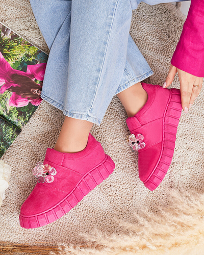 Royalfashion Sportliche Halbschuhe mit farbigen Steinen Resinello