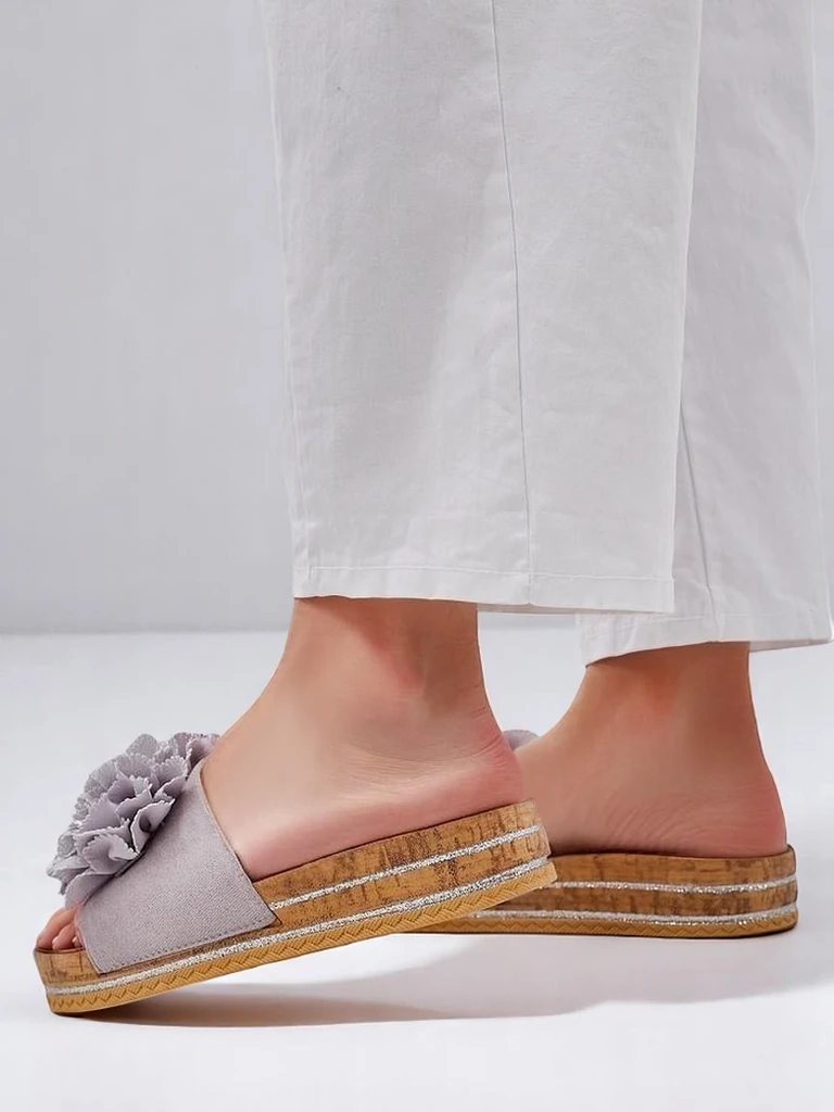 Royalfashion Damenflip-flops mit Blumen Focce