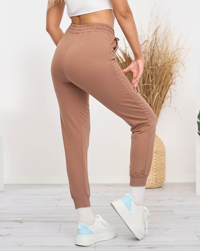 Braune Jogginghose für Damen - Kleidung