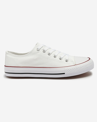 Weiße klassische Damen-Schnürsneaker Ogisa - Schuhe