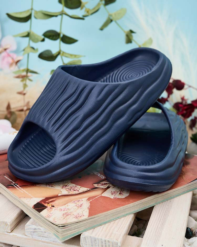 Royalfashion Women's Magged rubber flip-flops
