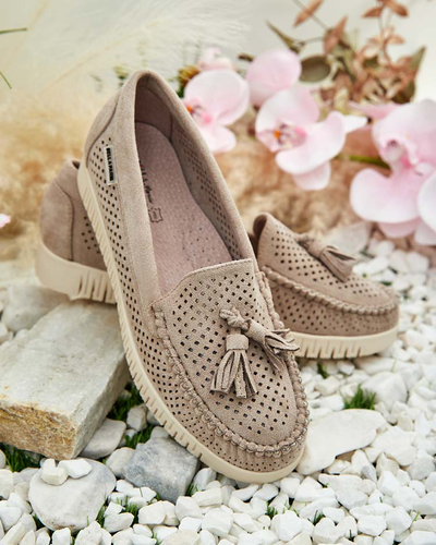 Royalfashion Жіночі ажурні мокасини Molaffa