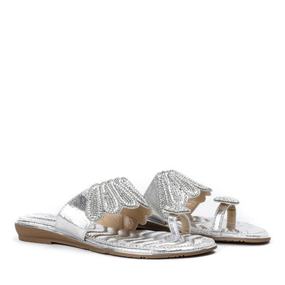 Hausschuhe mit silbernen Ornamenten Precious - Footwear