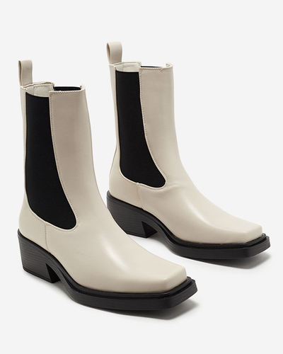 Beige Damen-Stiefel Darran - Footwear