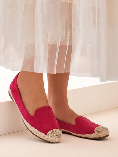 Royalfashion Damen-Espadrilles aus Öko-Wildleder Bombei