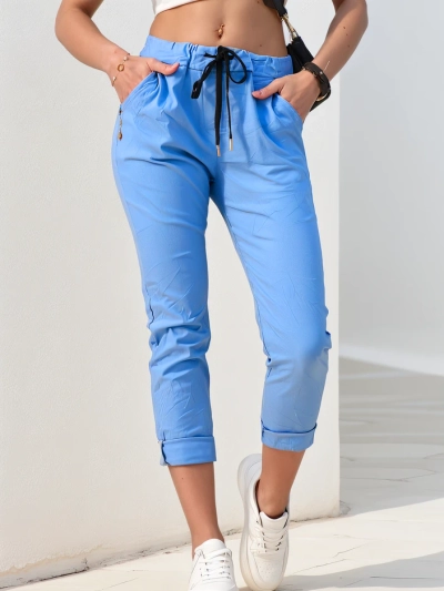 Royalfashion Damen Viskose Skinny-Pants