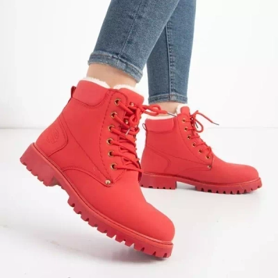 Rot isolierte Damenstiefel von Gawin - Shoes
