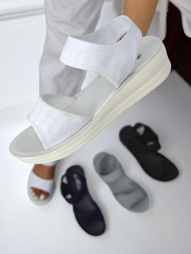 Royalfashion Damensandalen mit dickerer Sohle Viva Flex II