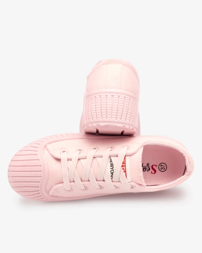 OUTLET Royalfashion Рожеві спортивні кросівки на платформі Brigera