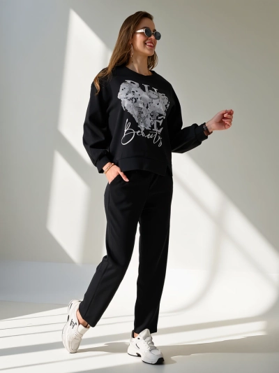 Royalfashion Damen Viskose-Set mit Druck