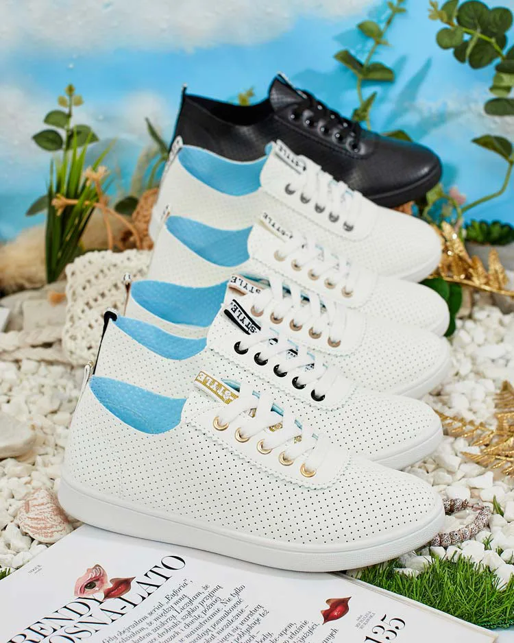 Royalfashion Damen Umurra durchbrochene Sneakers