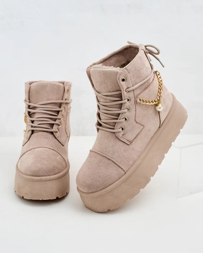 Royalfashion Damen Schnürstiefel Woruces