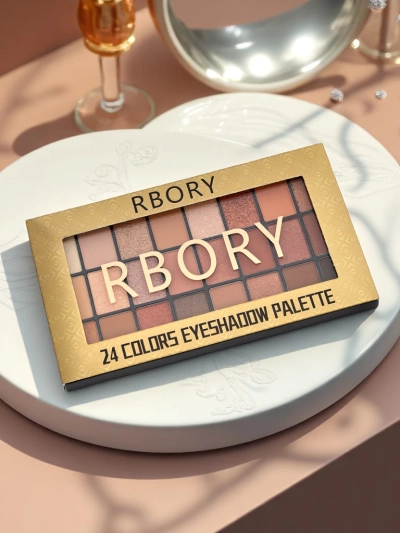 Palette mit 24 matten und glitzernden Lidschatten Tea Mood