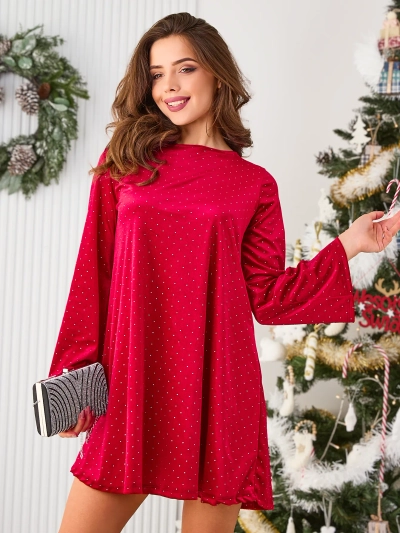 Royalfashion Damen Samtkleid