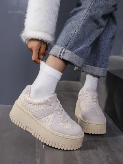 Royalfashion Damen Plattform Sneaker Venusoe