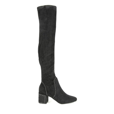 Kanadische schwarze kniehohe Stiefel - Schuhe