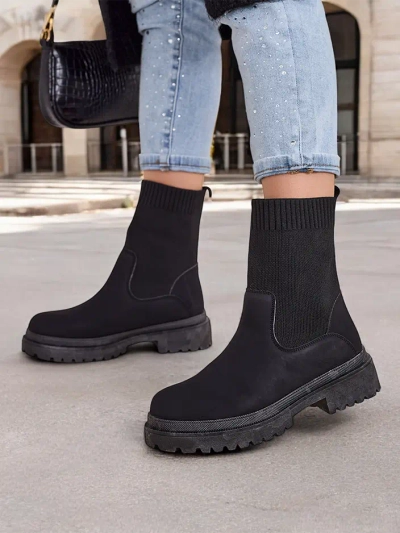 Royalfashion Damen Slip-On-Stiefel Dorino