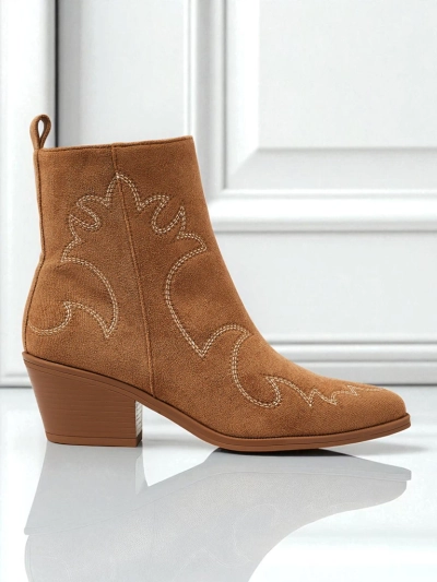 Velvet Ash Damen Cowboystiefel – mit Absatz