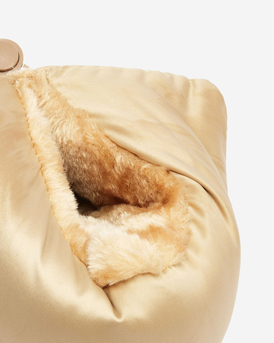 Royalfashion Damen Schlupf-Schneestiefel in braun Nevonsisia