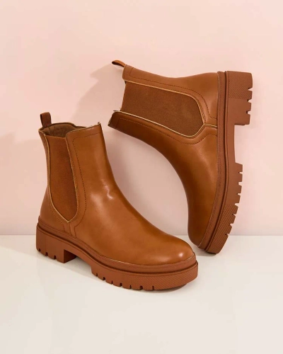 Royalfashion Damen eko Leder Dovivas Stiefel
