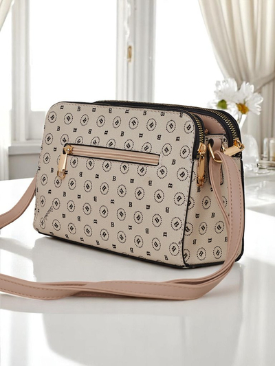 Royalfashion Kleine Handtasche aus Ökoleder mit Print Viva Linea