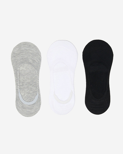 3er-Pack mehrfarbige Damensocken - Unterwäsche