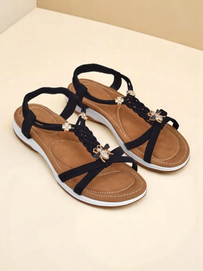 Royalfashion verzierte Damensandalen Fiacco