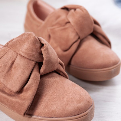 Rosa Slip-On mit Karisa-Schleife - Schuhe 1