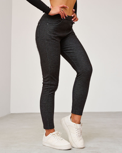 Royalfashion Blaue Damen-Teggings-Hose