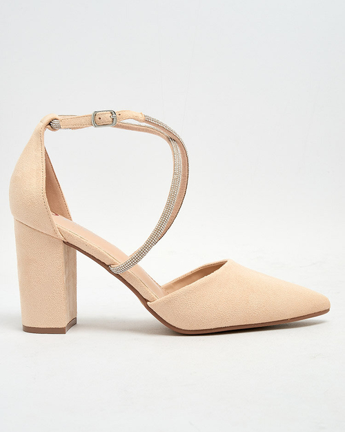 Жіночі туфлі-човники Royalfashion з цирконієм Briticca