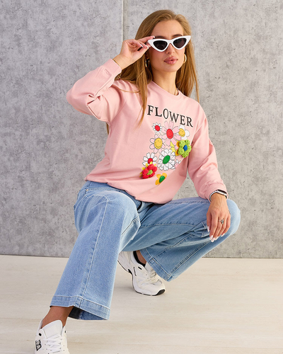 Royalfashion Women's Cotton Thin Print Sweatshirt