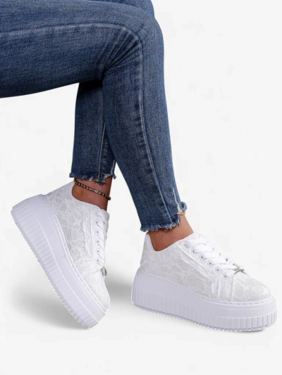 Royalfashion Damen Sport Sneakers mit Schnürung Coronna
